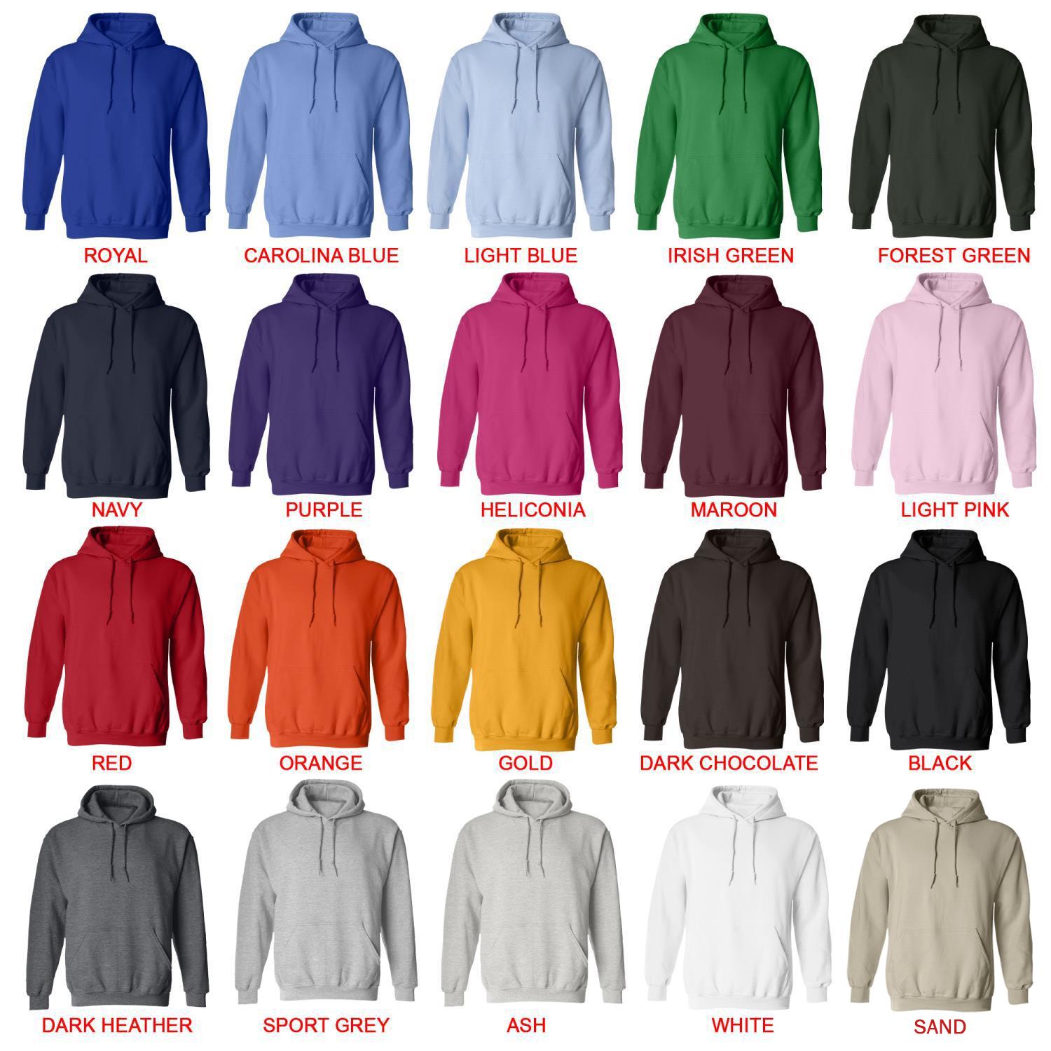 hoodie color chart - Gulch Band Store