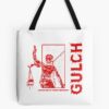 Gulch Red Tote Bag Official Gulch Band Merch