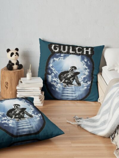 Gulch Music Art Throw Pillow Official Gulch Band Merch