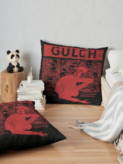 Gulch The Body Is A Temple Throw Pillow Official Gulch Band Merch