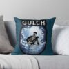 Gulch Music Art Throw Pillow Official Gulch Band Merch