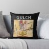 Gulch Music Art Throw Pillow Official Gulch Band Merch