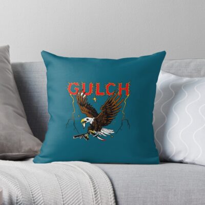 Eagle Gulch Pistols Throw Pillow Official Gulch Band Merch