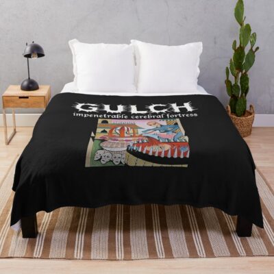 Best Artwork Logo Throw Blanket Official Gulch Band Merch