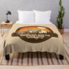 Russian Gulch State Park California - Ca Retro Souvenir Badge Throw Blanket Official Gulch Band Merch