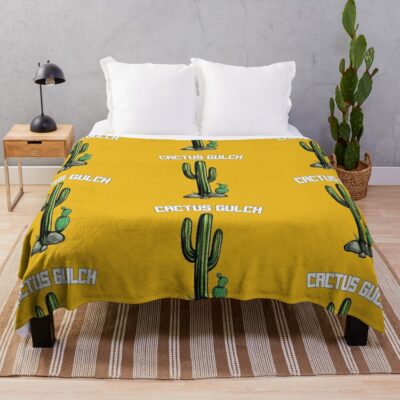 Cactus Gulch Logo Throw Blanket Official Gulch Band Merch