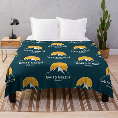 Galt_Amp_S Gulch Throw Blanket Official Gulch Band Merch