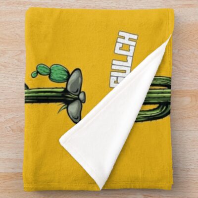 Cactus Gulch Logo Throw Blanket Official Gulch Band Merch