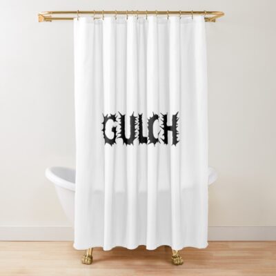 Best Artwork Logo Shower Curtain Official Gulch Band Merch