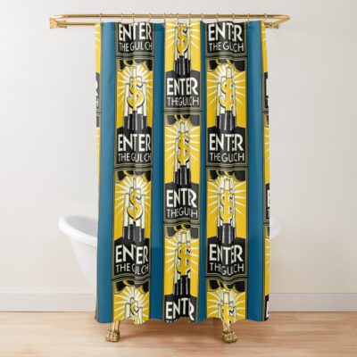 Gulch Shower Curtain Official Gulch Band Merch