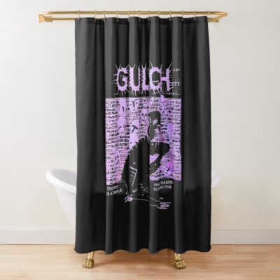 Gulch Band Best Top Shower Curtain Official Gulch Band Merch