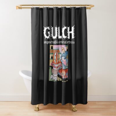 Gulch Band Best Top Shower Curtain Official Gulch Band Merch