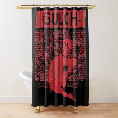 Gulch The Body Is A Temple Shower Curtain Official Gulch Band Merch