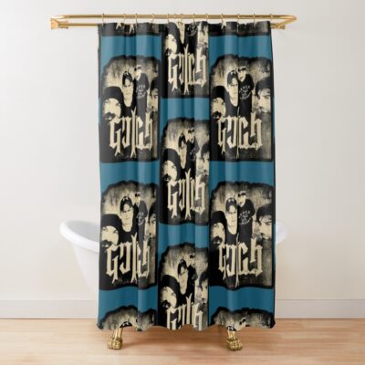 Gulch Music Art Shower Curtain Official Gulch Band Merch