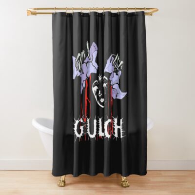 New Metal Artwork Shower Curtain Official Gulch Band Merch