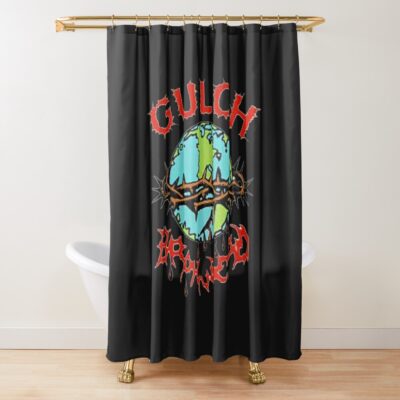 Best Artwork Logo Shower Curtain Official Gulch Band Merch