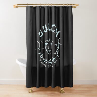 Best Artwork Logo Shower Curtain Official Gulch Band Merch